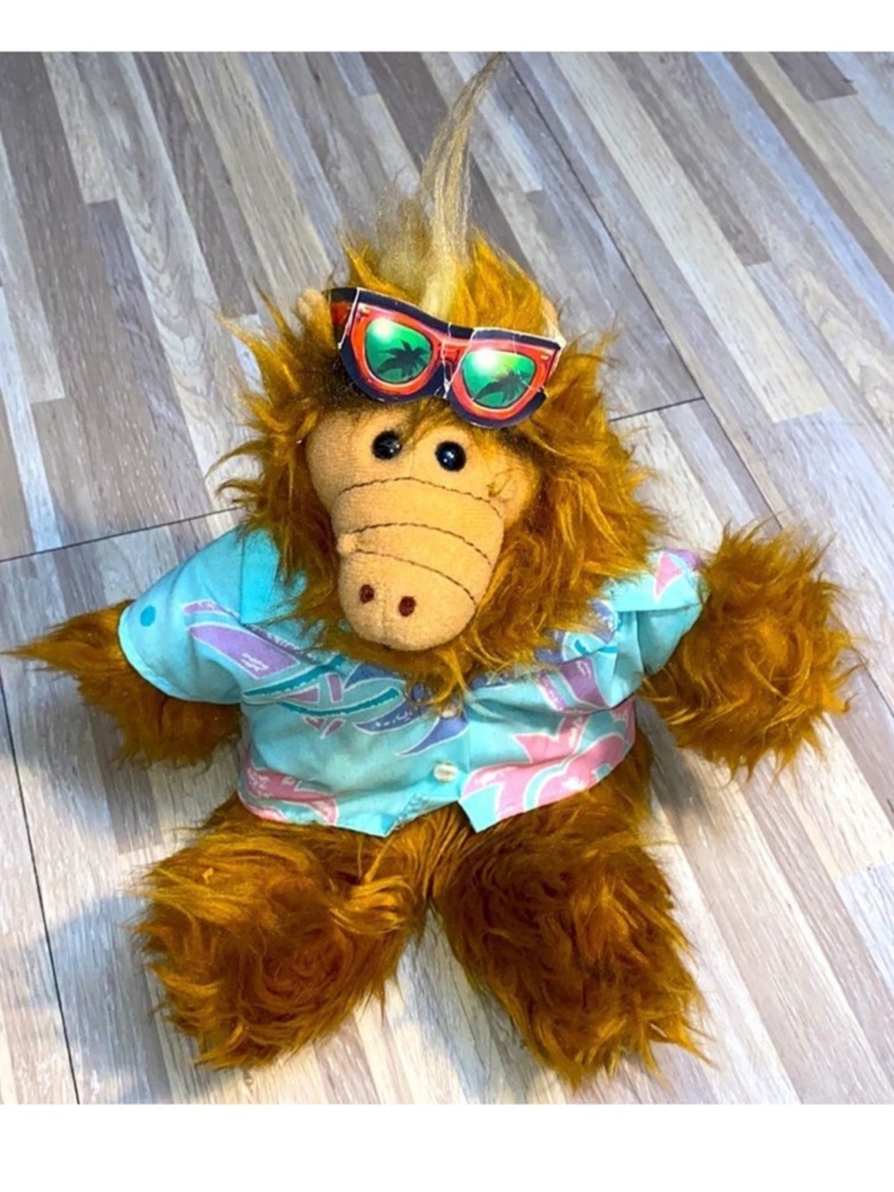 Vintage 1988 Alf Beach Boy Hand Puppet Alien Productions Burger King euc